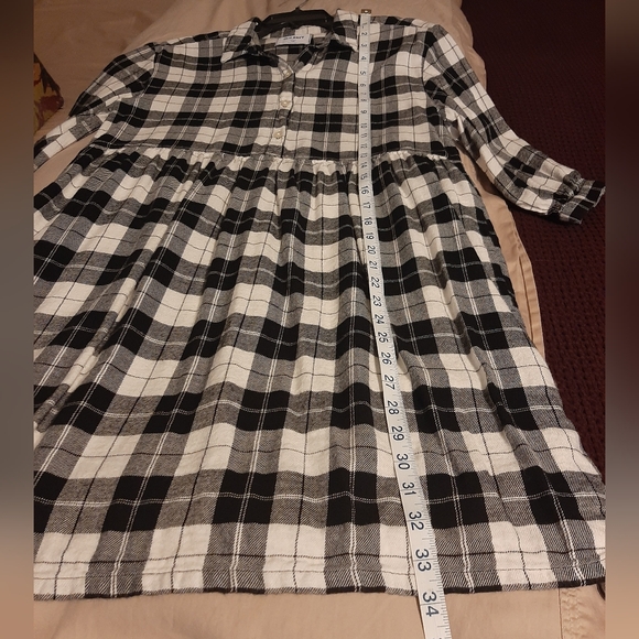 Flannel Dress Old Navy XL 14 plus - Picture 7 of 10